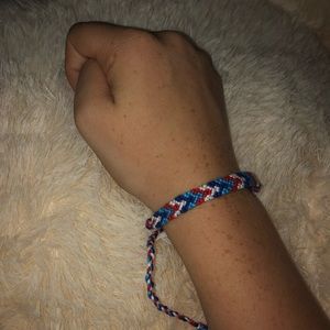 USA color handmade friendship/vsco bracelet